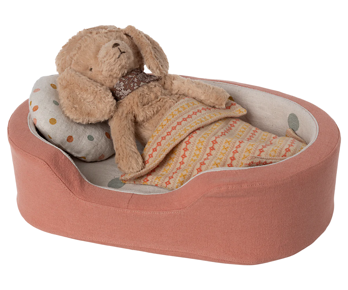 COSY BASKET, MEDIUM - CORAL