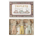 Triplets, Baby Mice in Matchbox - Dots
