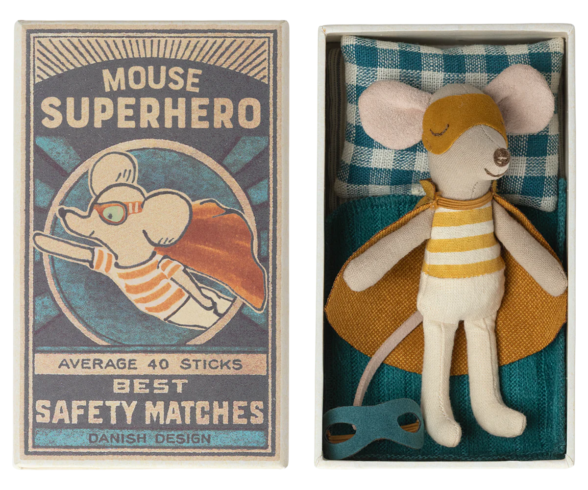 SUPER HERO MOUSE, LITTLE BROTHER IN MATCHBOX