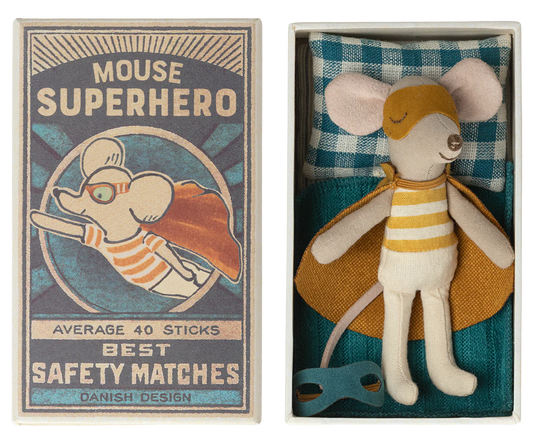 SUPER HERO MOUSE, LITTLE BROTHER IN MATCHBOX