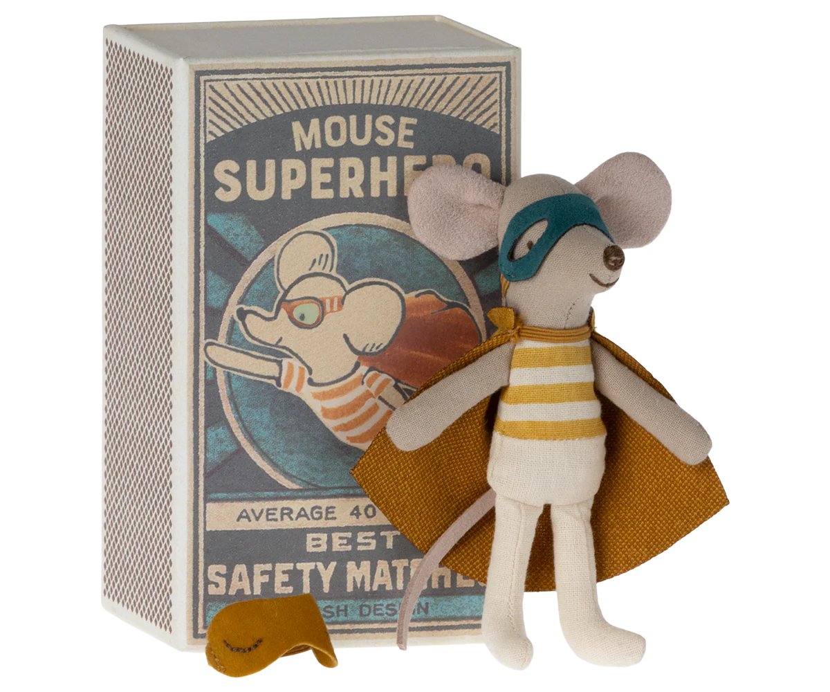 SUPER HERO MOUSE, LITTLE BROTHER IN MATCHBOX