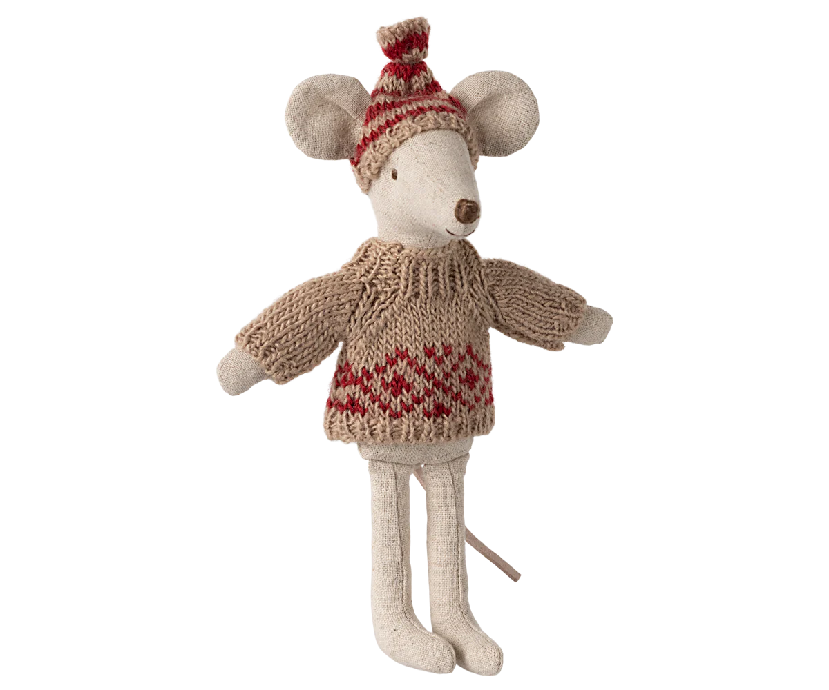 KNITTED SWEATER AND HAT, MUM MOUSE