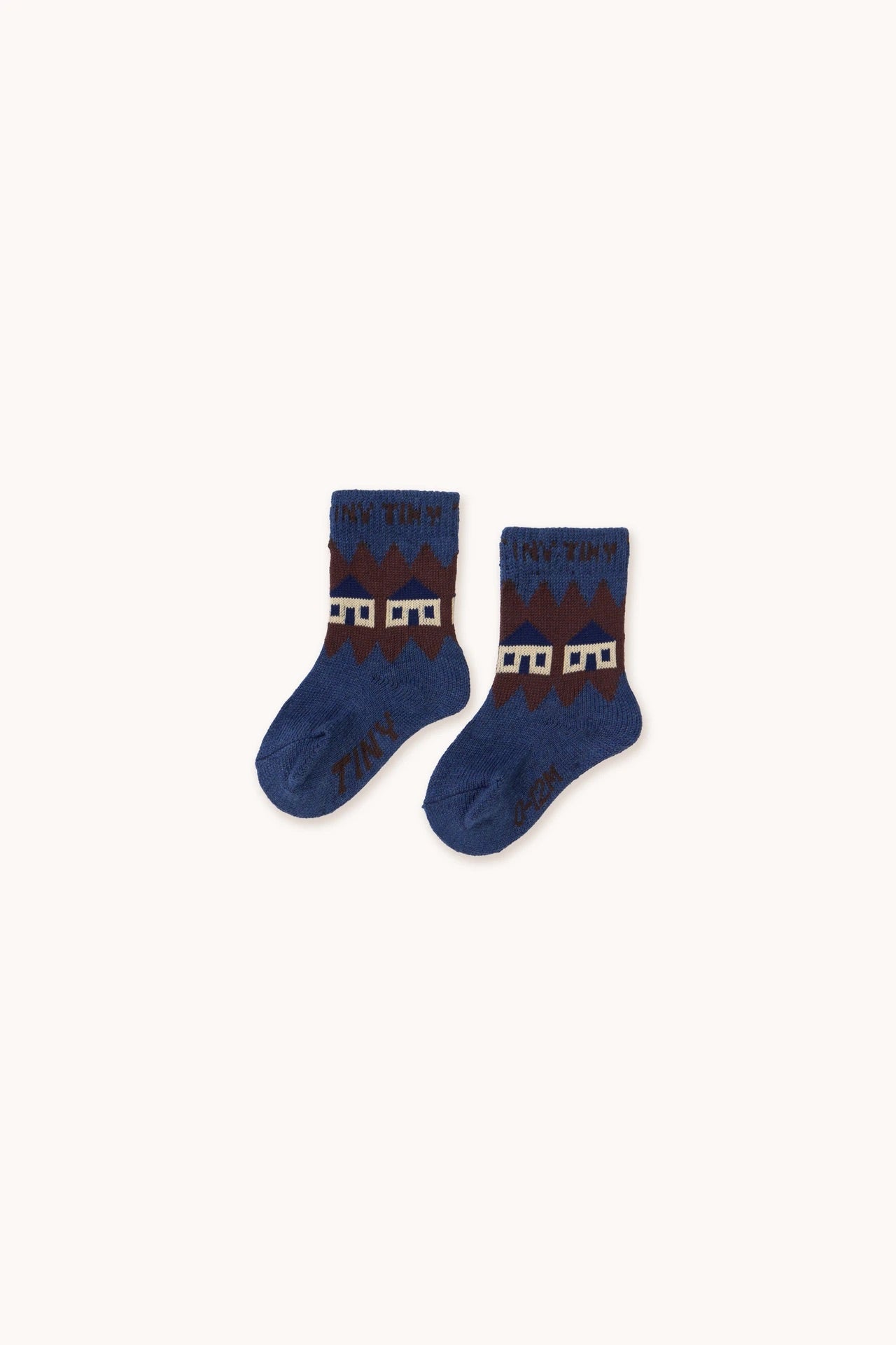 HOUSES WOOL MEDIUM SOCKS - LIGHT NAVY