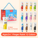 Finger Paints 12 Colors by Mideer