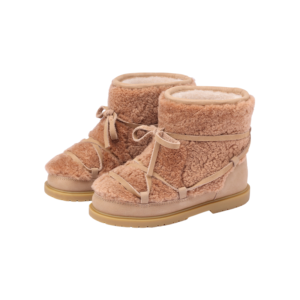 CASSIA BATAI | BEIGE CURLY SHEEP WOOL
