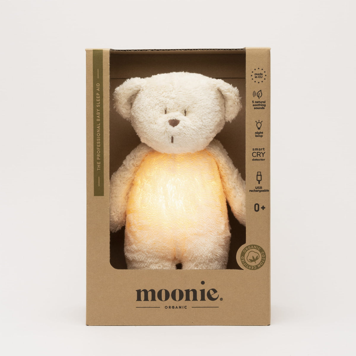 MOONIE ORGANIC HUMMING BEAR - POLAR lifestyle