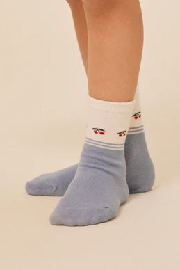 2 PACK CHERRY SOCKS - CHERRY MIX