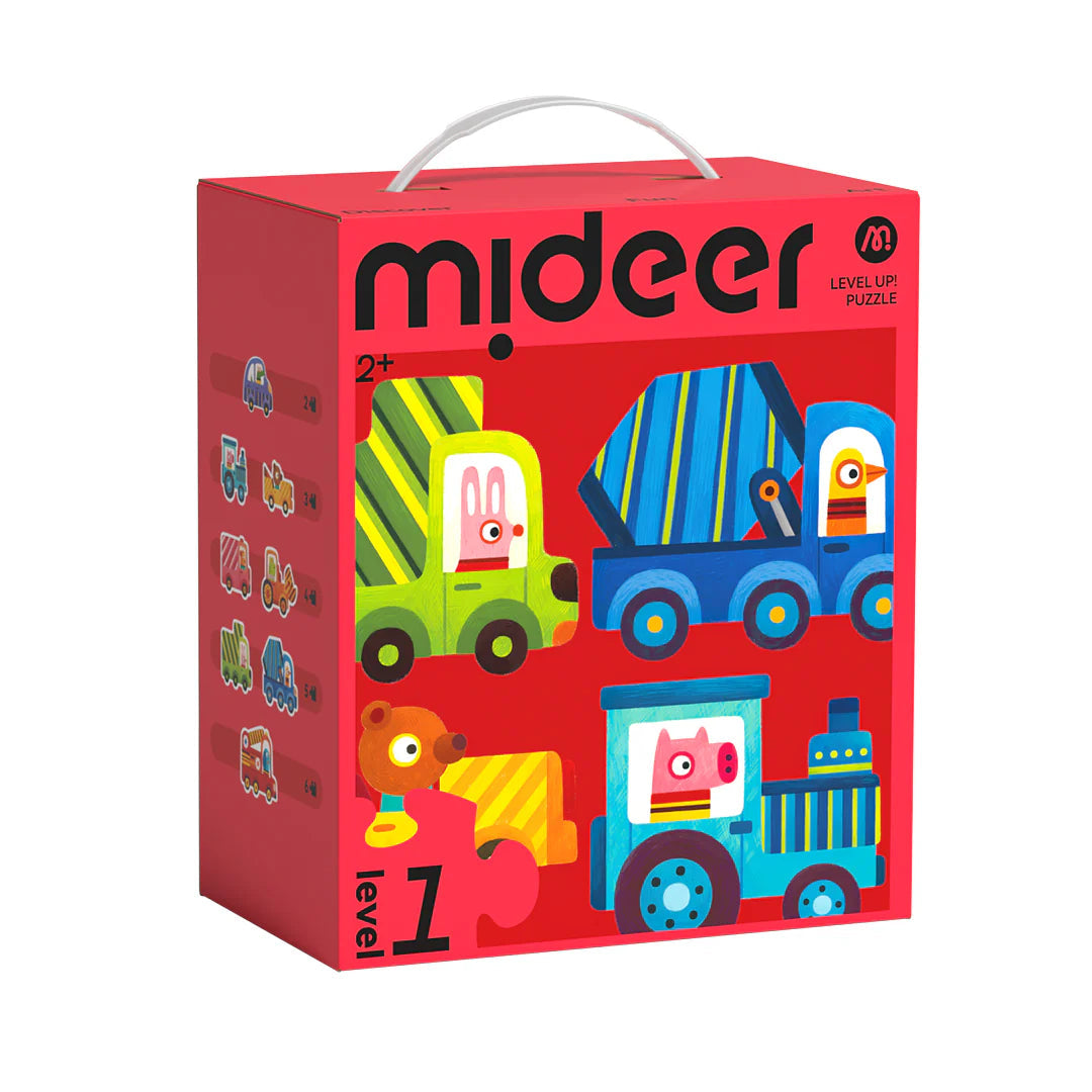 Level Up Puzzles Level 1 Cars by Mideer