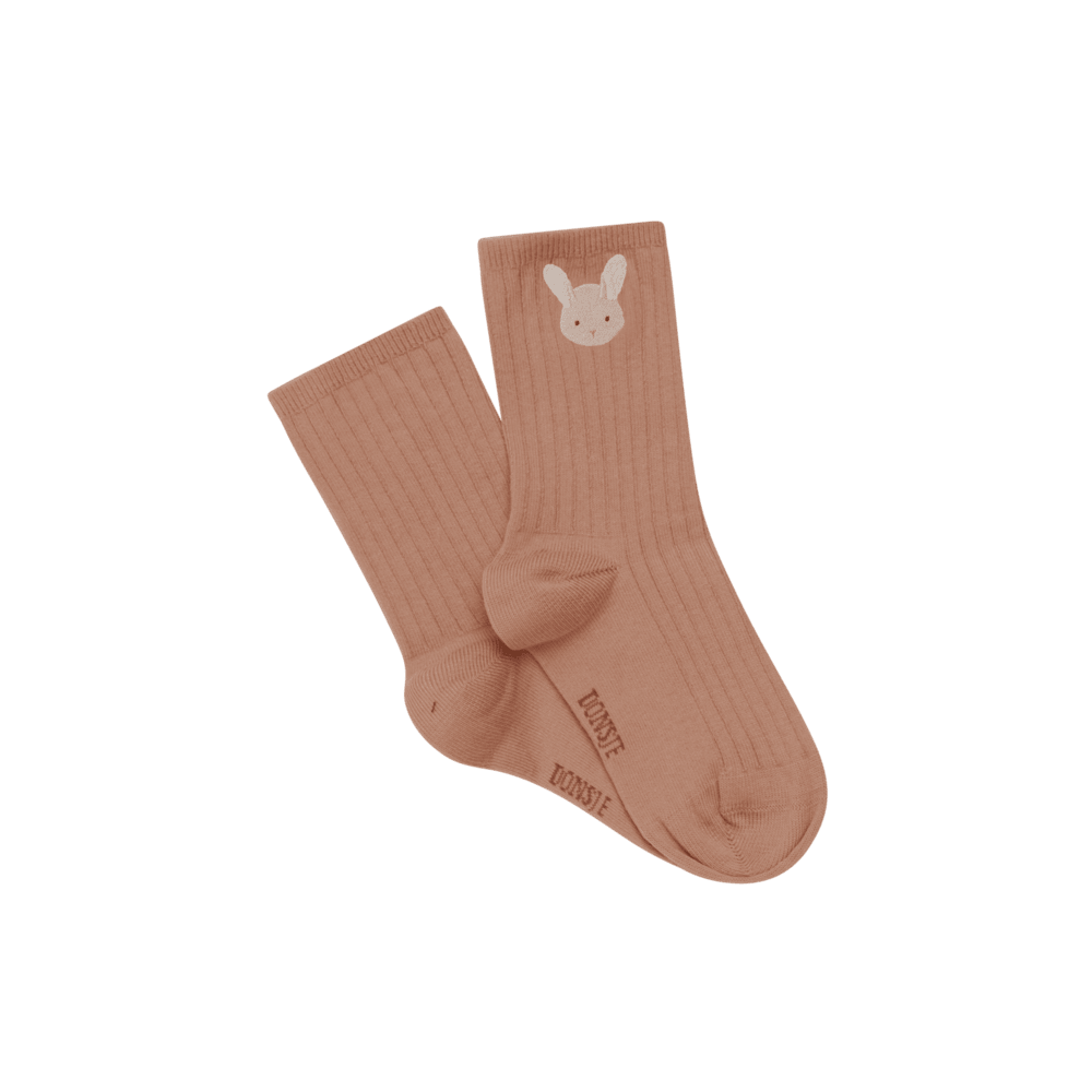 BELL SOCKS | FLUFFY BUNNY | ROSE DAWN