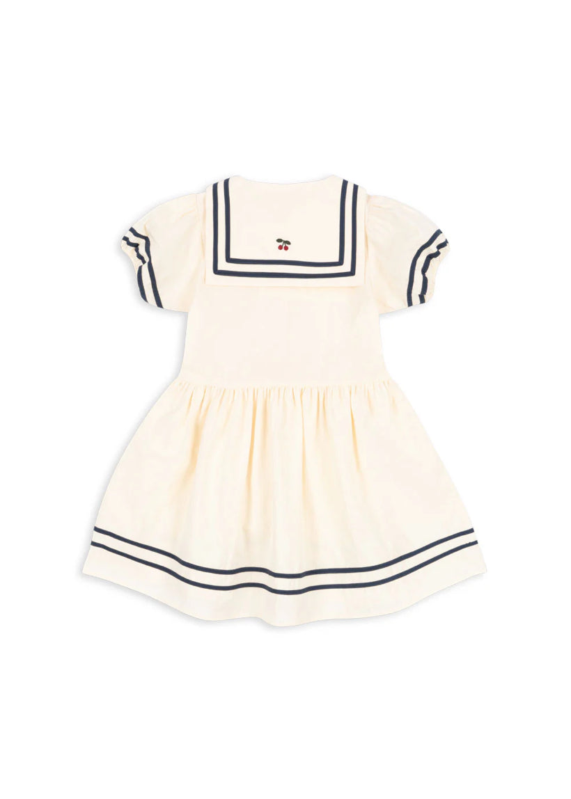 ALLIE SAILOR DRESS WHITE