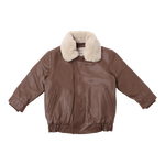 Yuki Leather Jacket Bear Cognac Leather