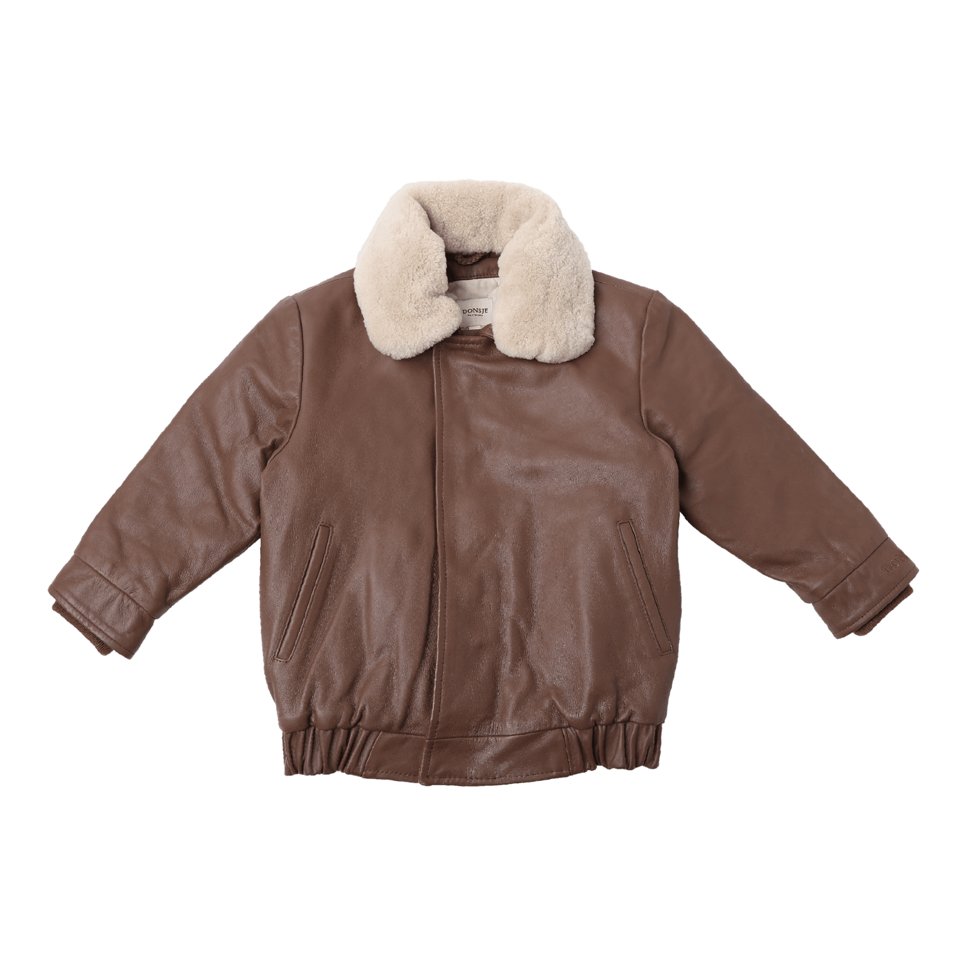 Yuki Leather Jacket Bear Cognac Leather