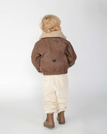 Yuki Leather Jacket Bear Cognac Leather