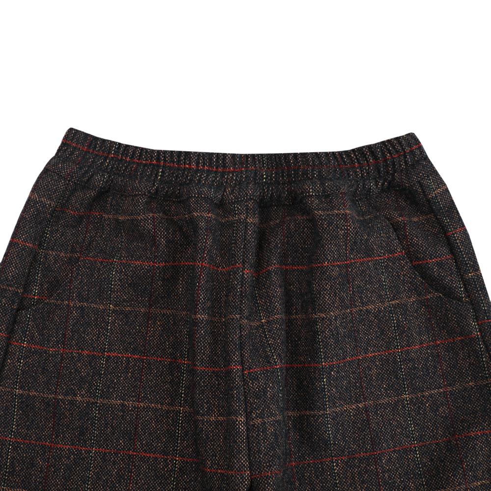 Elias Trousers Brown Blue Checked
