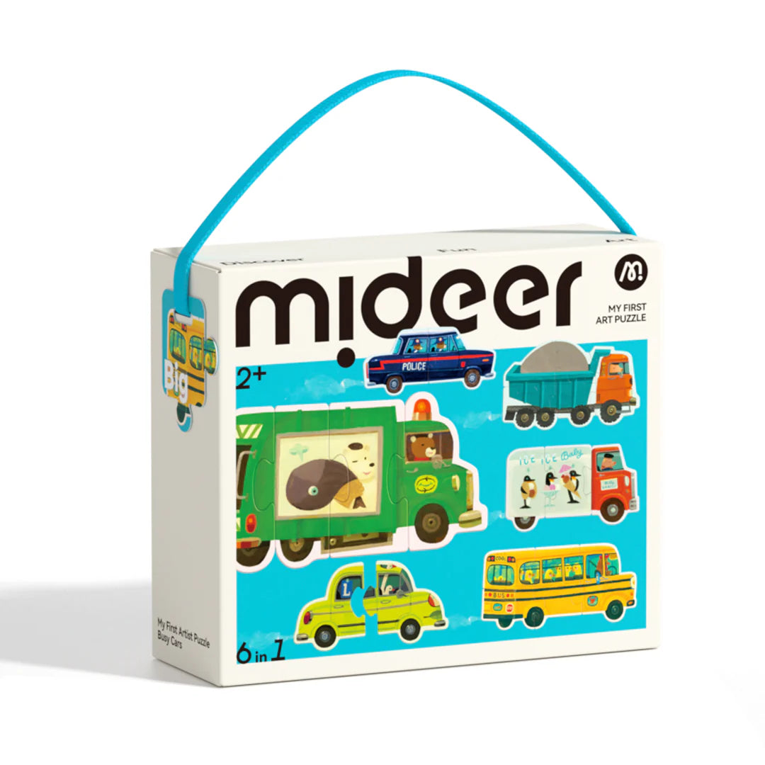 6-in-1 Puzzle Set - Vehicles