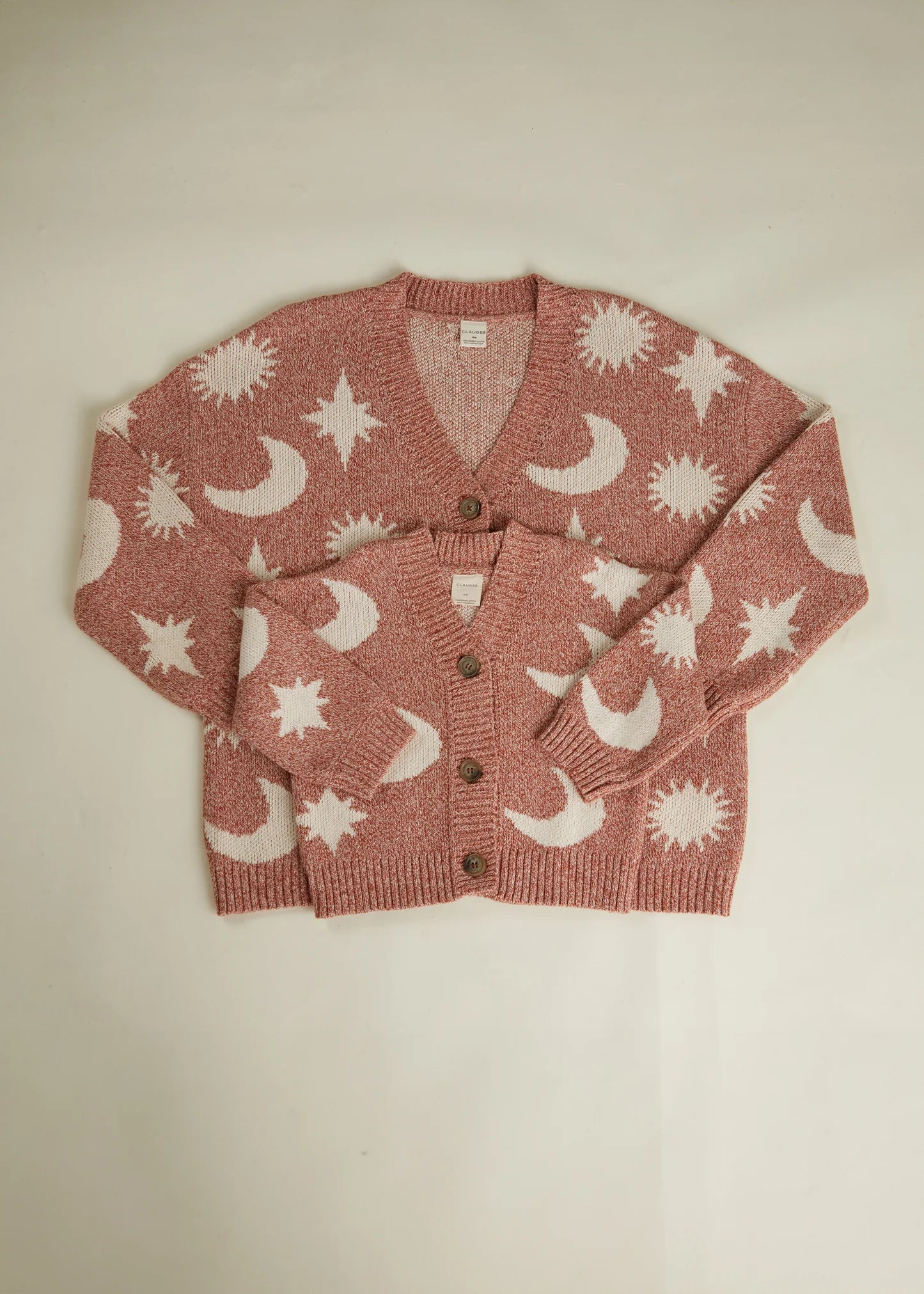 COZMO RUSSET MOON STAR CARDIGAN