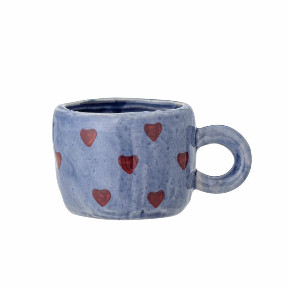 NINI CUP, BLUE, STONEWEAR, HEARTS