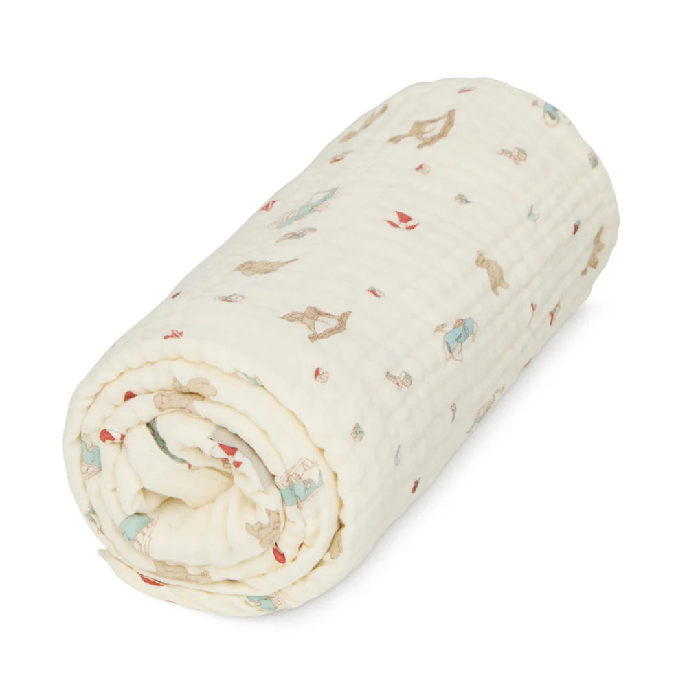 MUSLIN BABY BLANKET - VINTAGE TOYS
