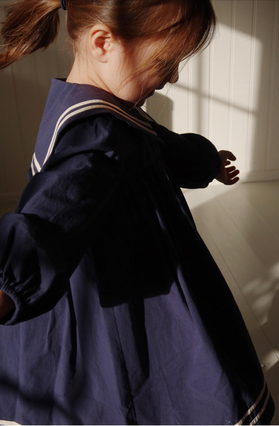ALLIE SAILOR DRESS DARK BLUE