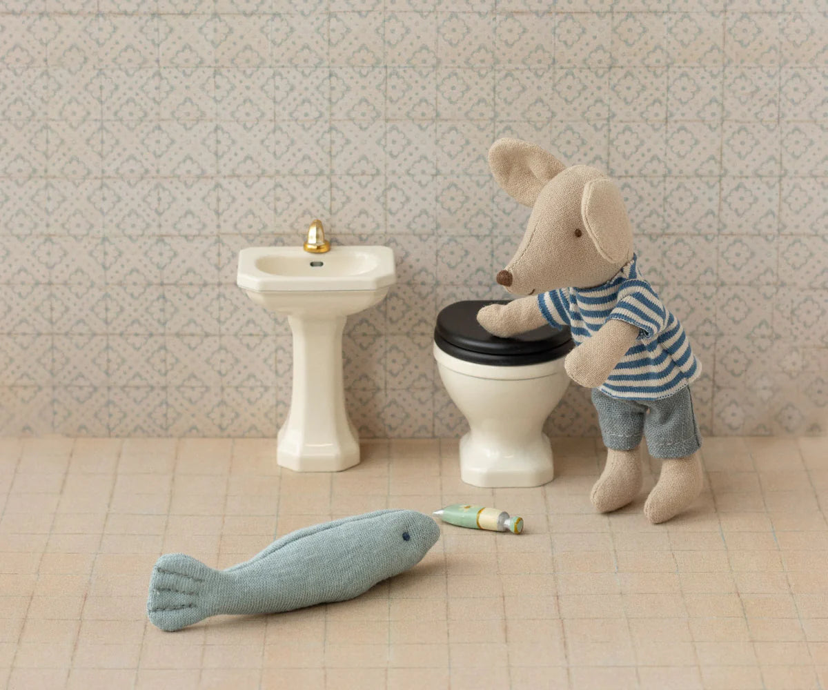 BATHROOM SINK MOUSE OFF WHITE