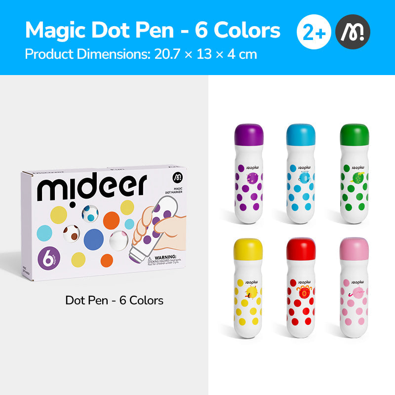 Magic Dot Marker - 6 Colors