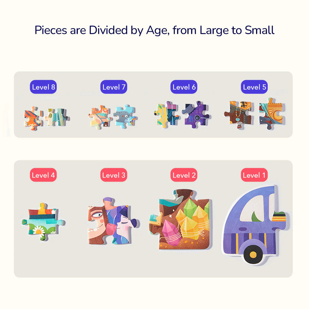 Level Up Puzzle 3in1 - Level 5 Fairy Tale World