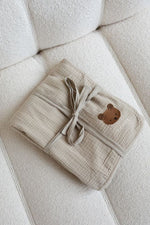 Ploekie Muslin Blanket XL Bear Taupe