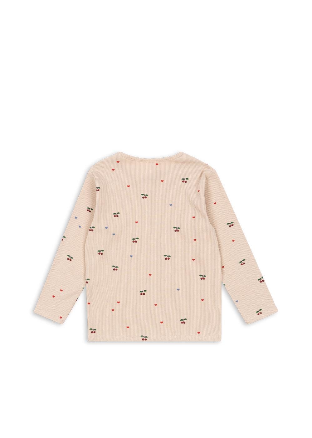 ELLA LS TEE GOTS CHERRY COEUR BLUSH