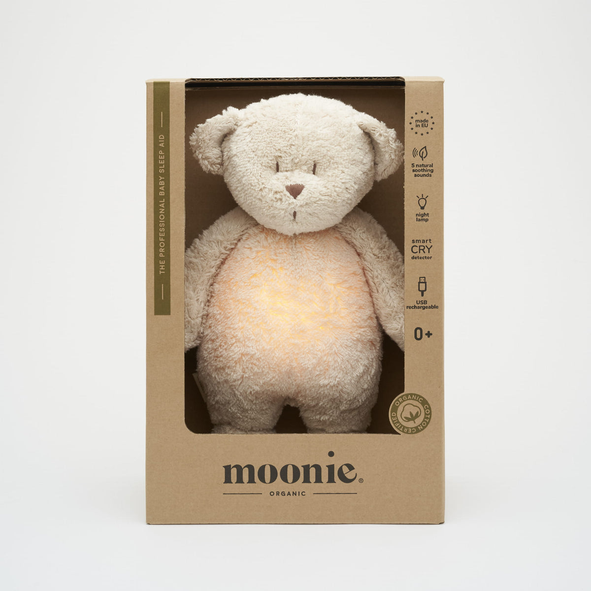 MOONIE ORGANIC HUMMING BEAR - SAND lifestyle