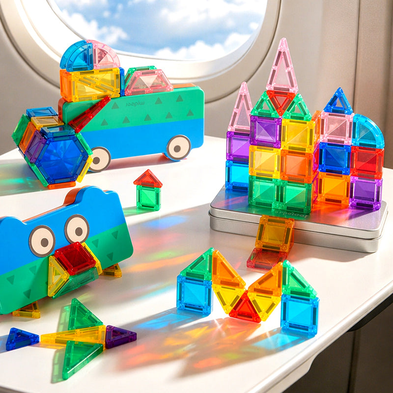 MINI MAGNETIC CONSTRUCTOR IN METAL BOX - GEOMETRY