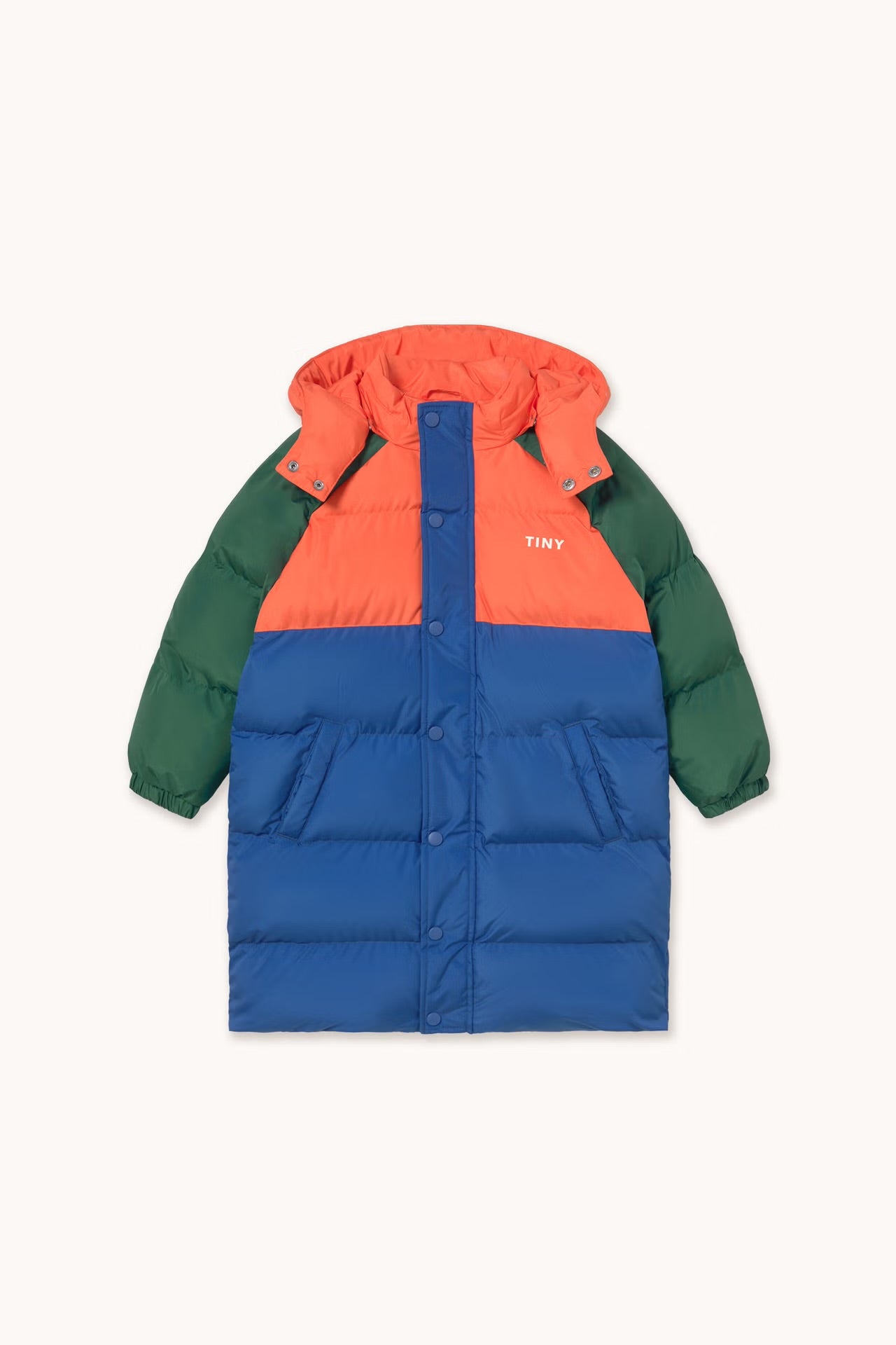 COLOR BLOCK PADDED JACKET
