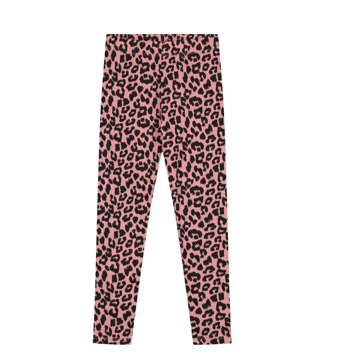 LEOPARD PANTS OLD ROSE