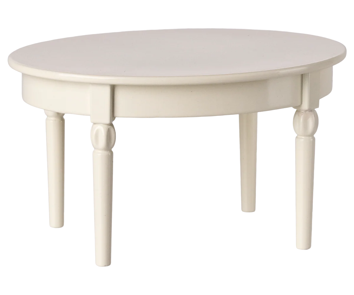 VINTAGE DINING TABLE MOUSE OFF WHITE