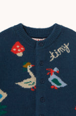 Winter Pond Cardigan Baby - Ink Blue