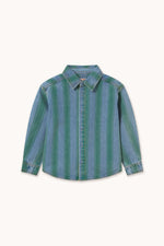 Retro Stripes Denim Shirt
