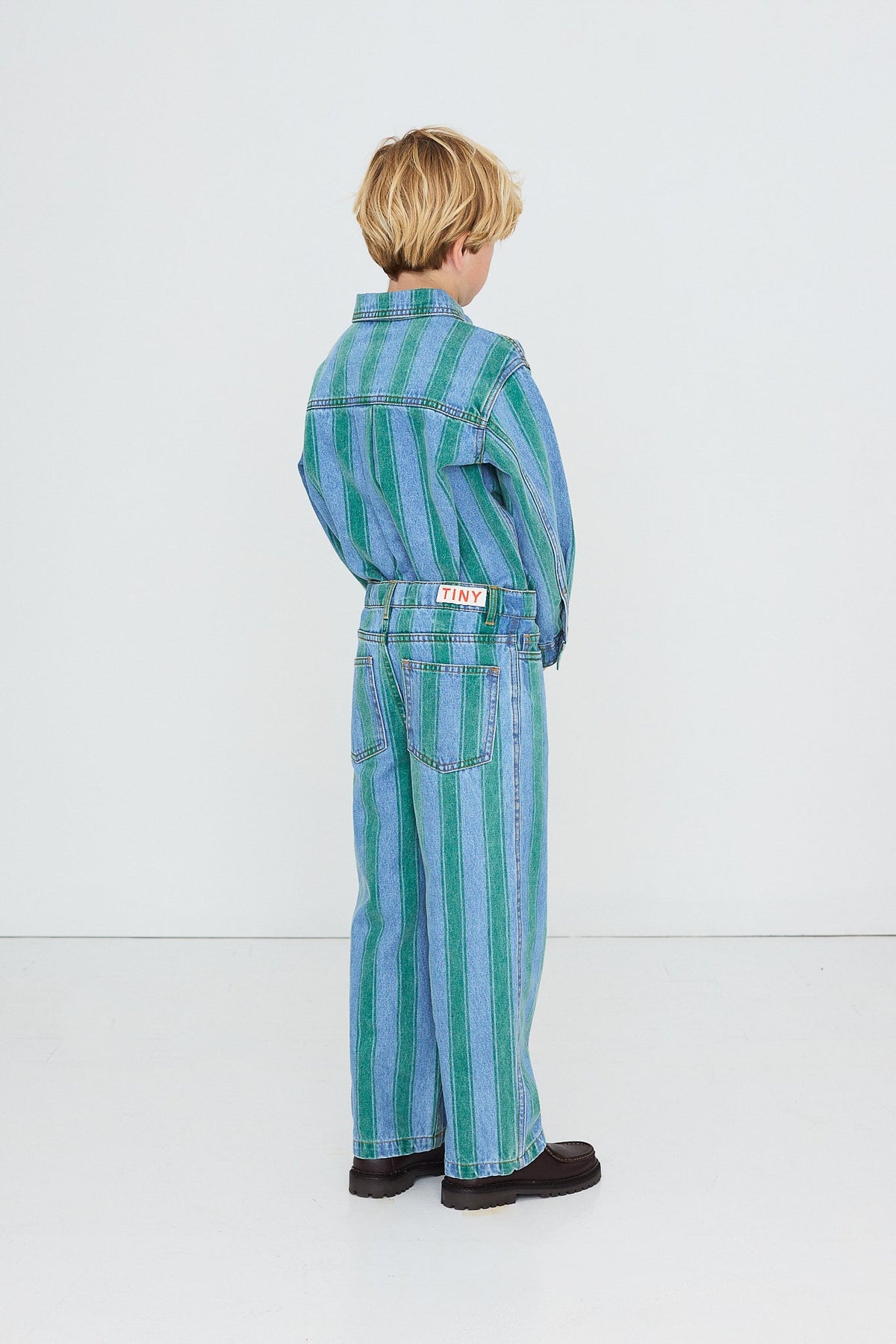 RETRO STRIPES STRAIGHT DENIM PANT