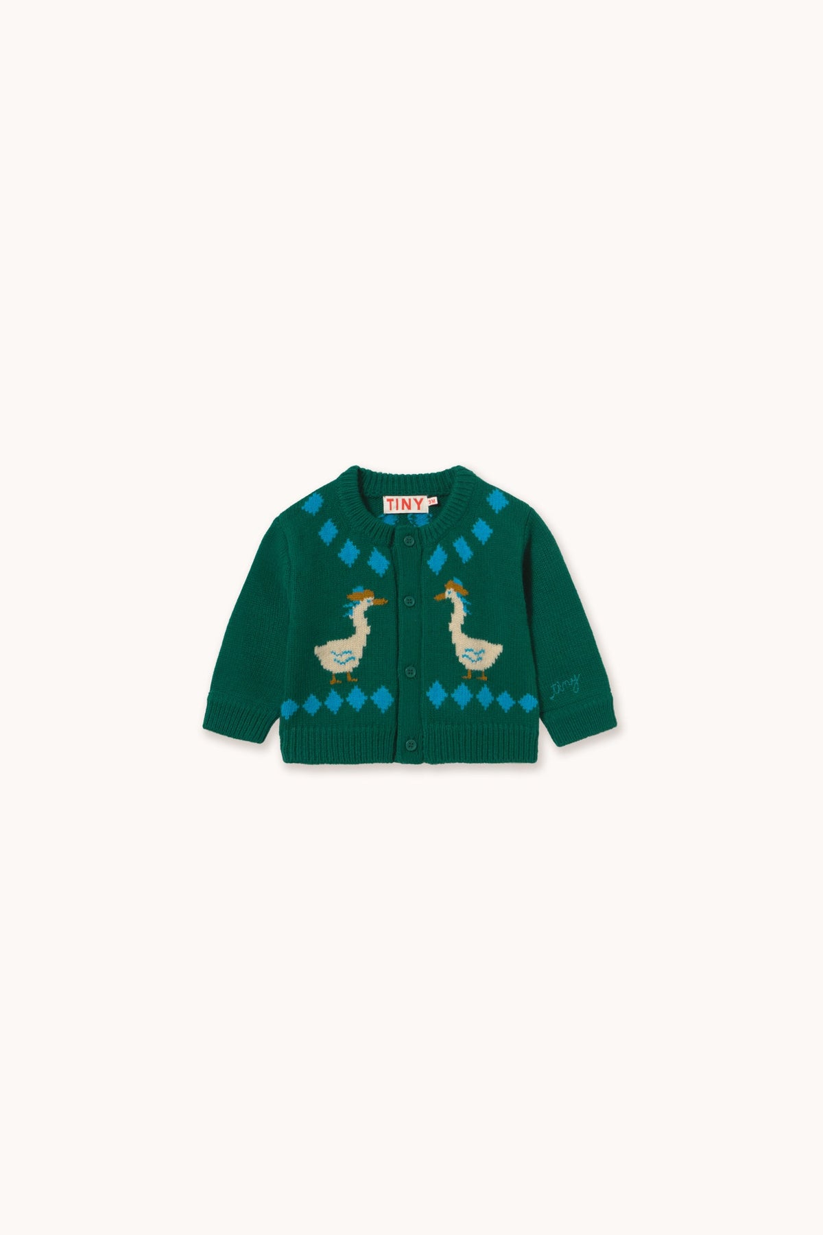VANILLA GEESE BABY CARDIGAN