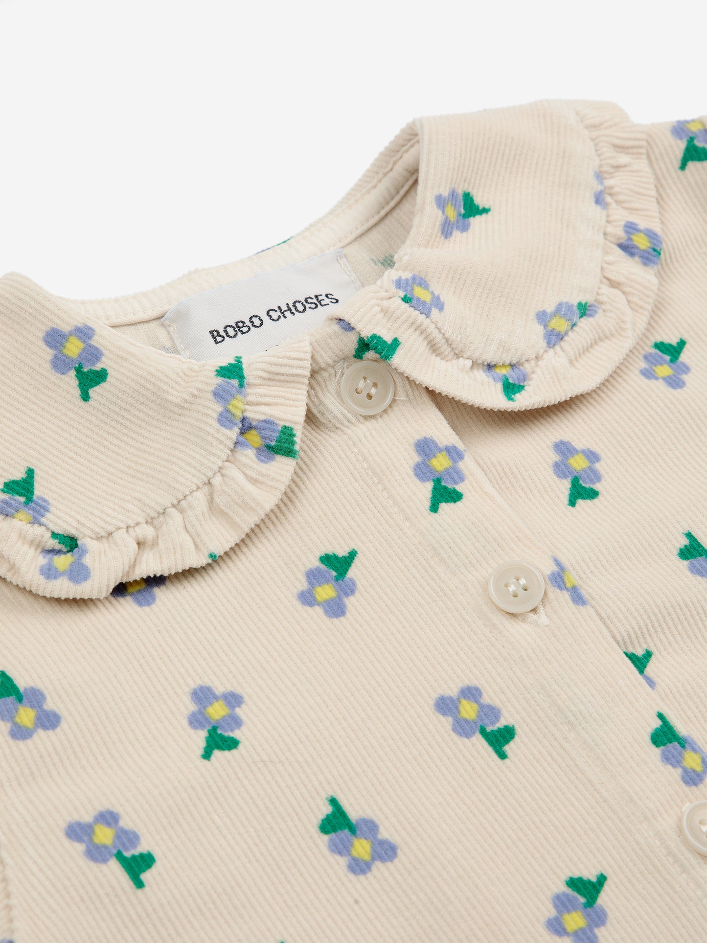 BABY PANSY FLOWER ALL OVER BLOUSE