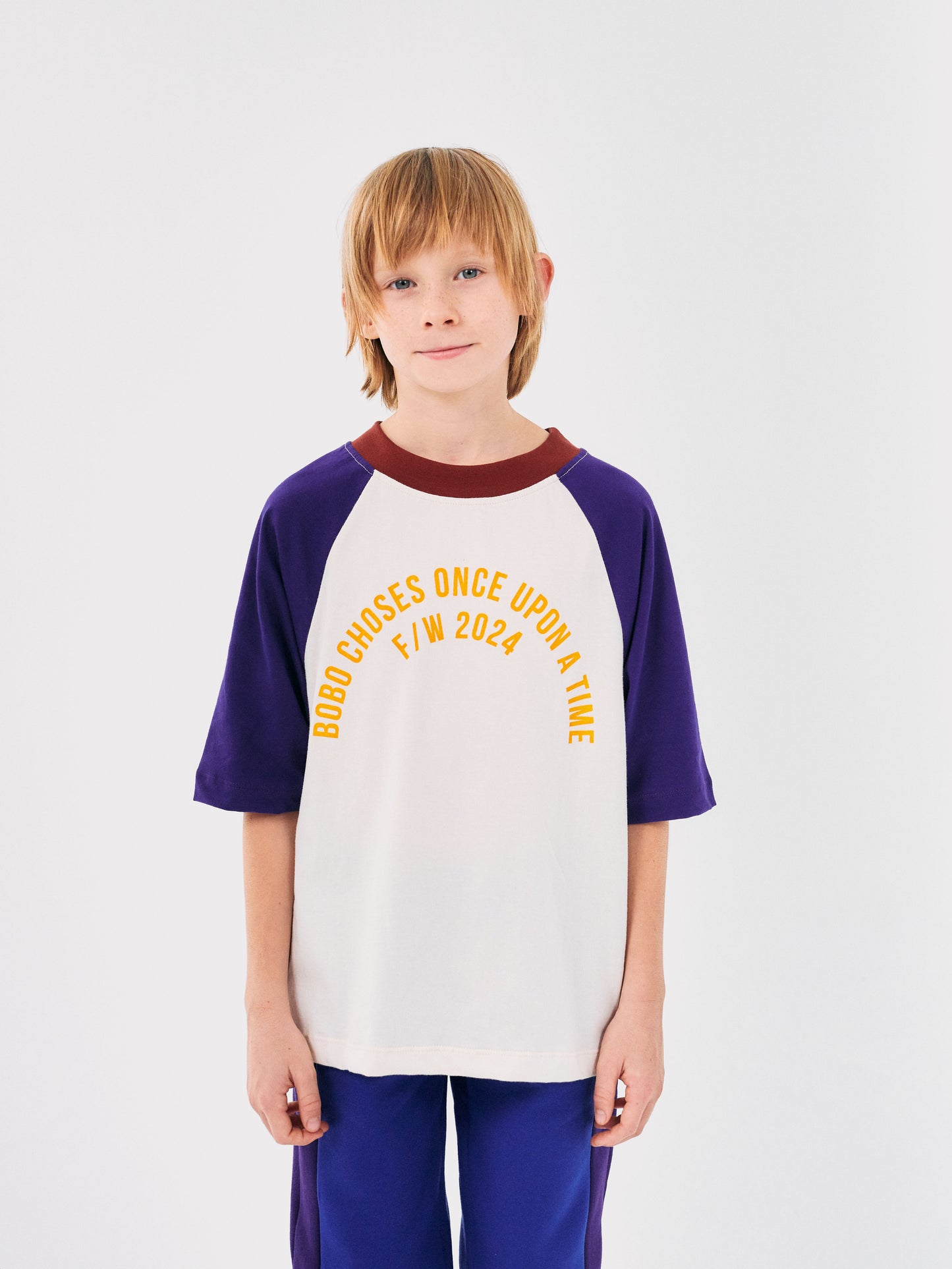 BOBO CIRCLE RANGLAN SLEEVES T-SHIRT