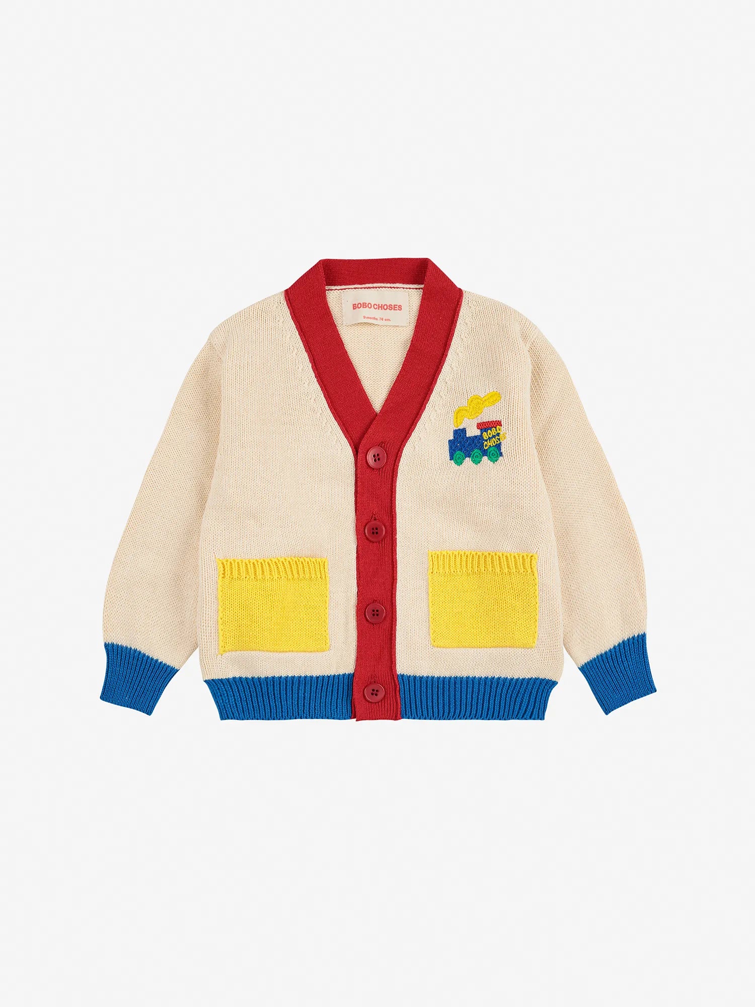 BOBO CHOO CHOO COLOR BLOCK CARDIGAN