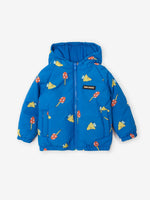 Mush Monster Duo reversible anorak blue