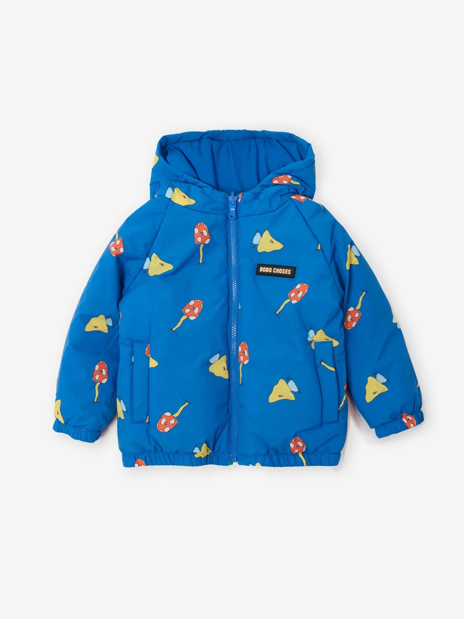 Mush Monster Duo reversible anorak blue