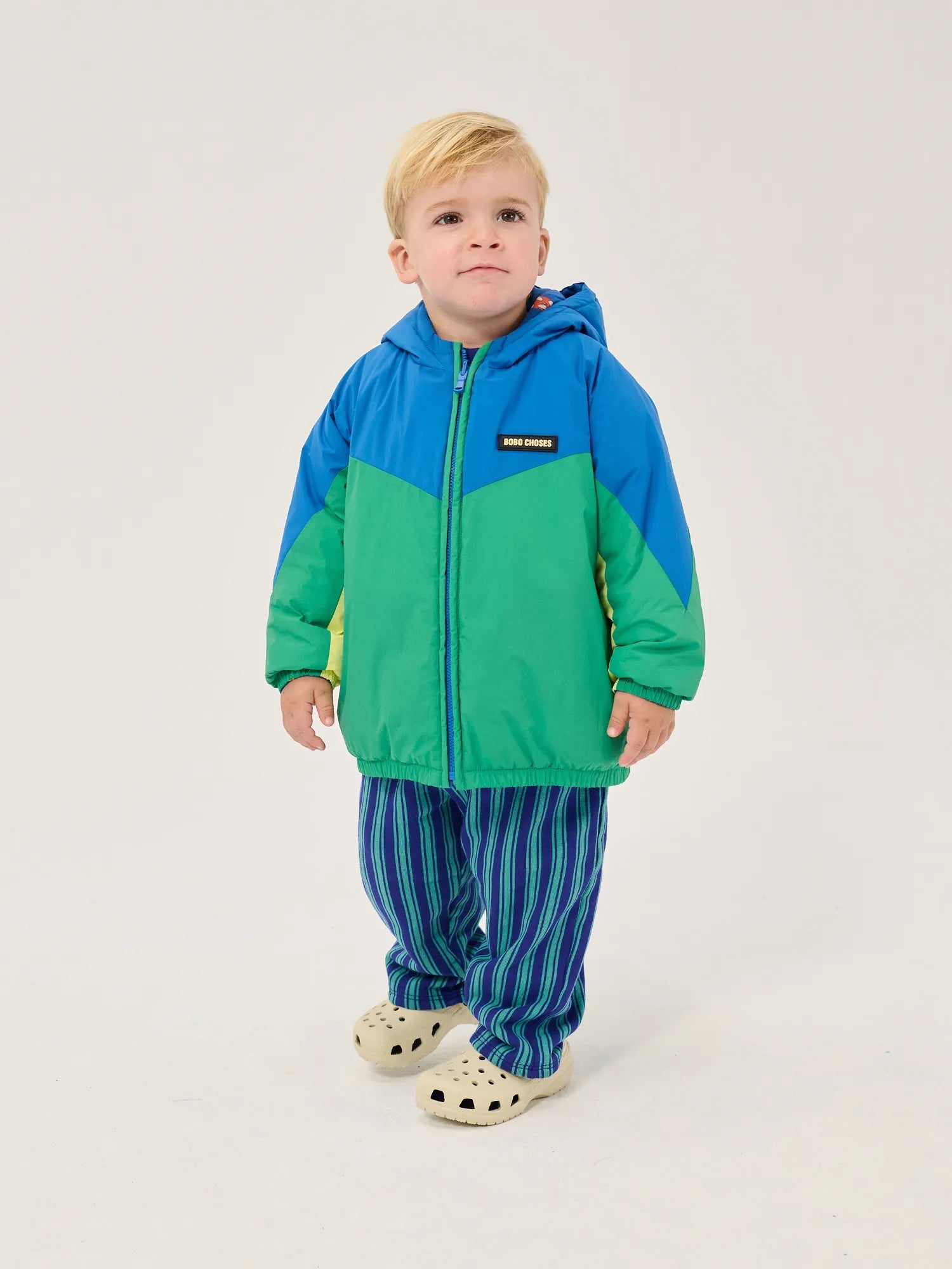 Mush Monster Duo reversible anorak blue