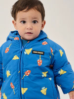 Mush Monster Duo reversible anorak blue