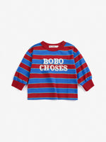 BOBO CHOSES EMBOSSED STRIPES T-SHIRT - MULTICOLOR