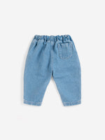 B.C. Embossed denim pants blue