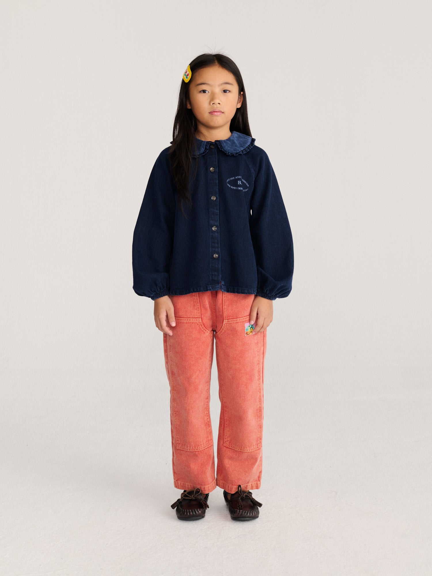 Mystery BC Denim Blouse detail