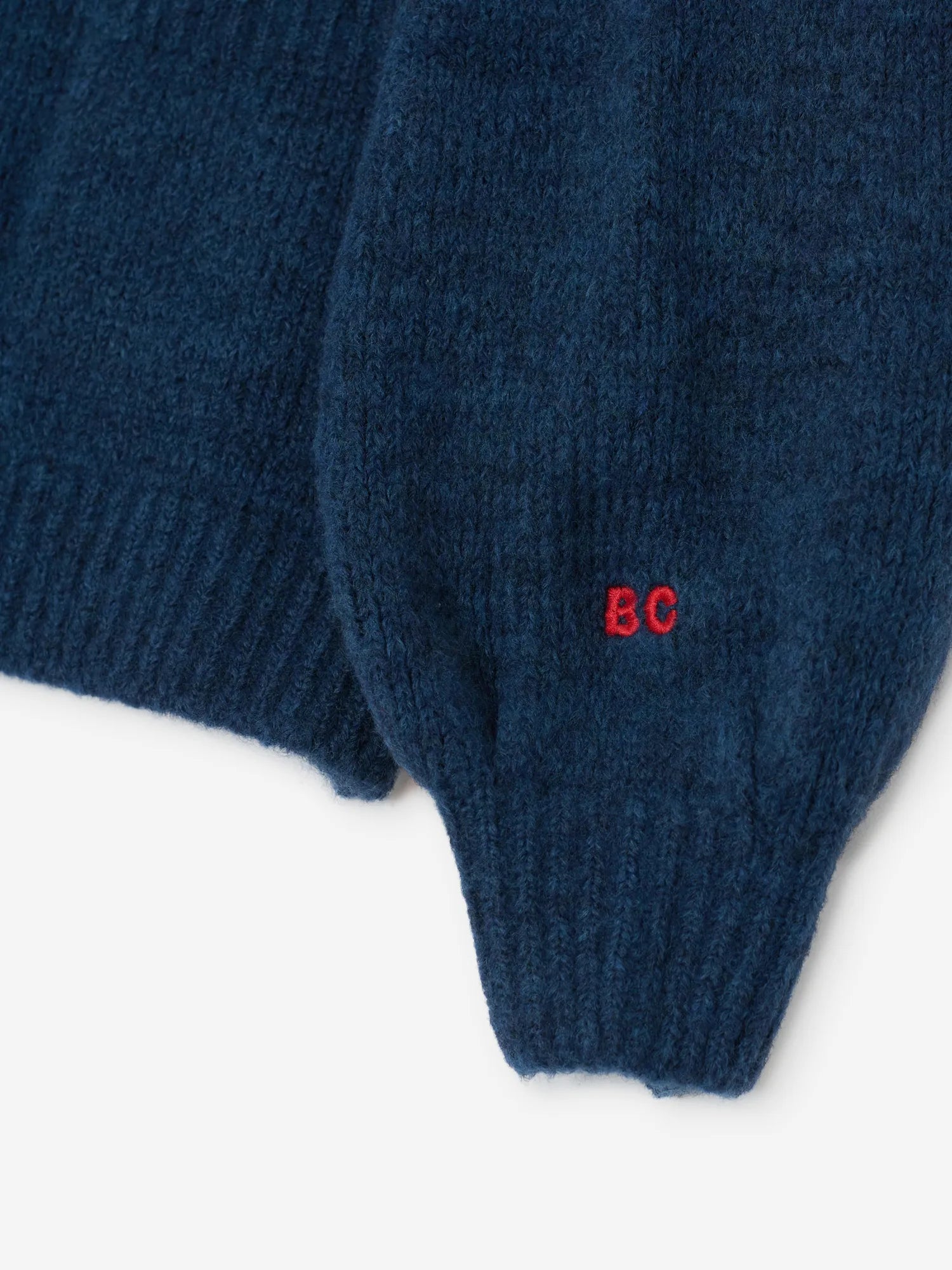 Stamp Bloom cardigan midnight blue