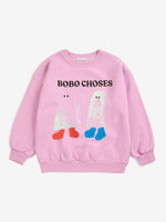 Booty Ghosts sweatshirt pink