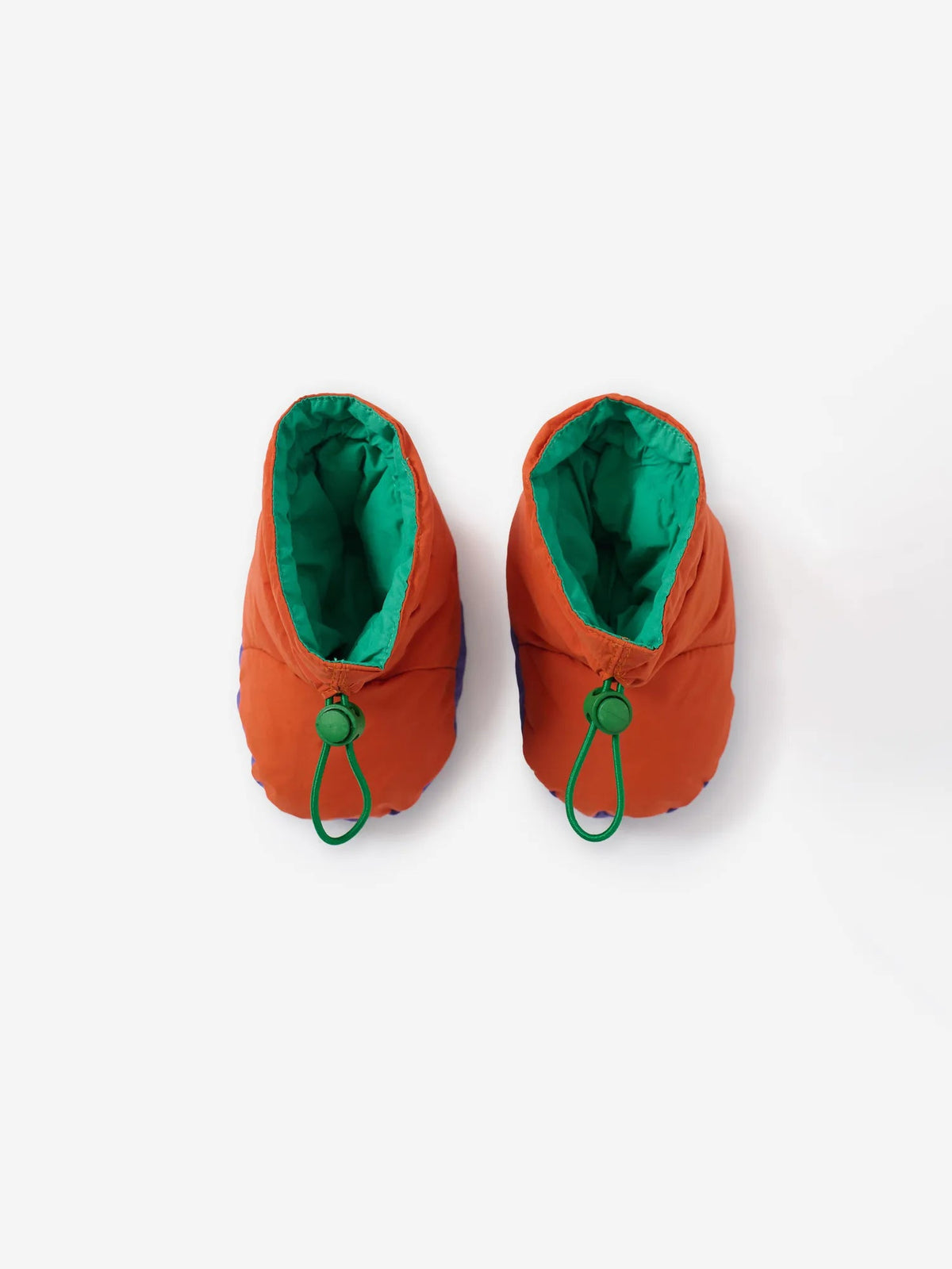 BOBO CHOSES RED PADDED BABY BOOTIES